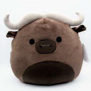 12" Boden The Brown Water Buffalo Black SS Tag Squishmallows BNWT KellyToy